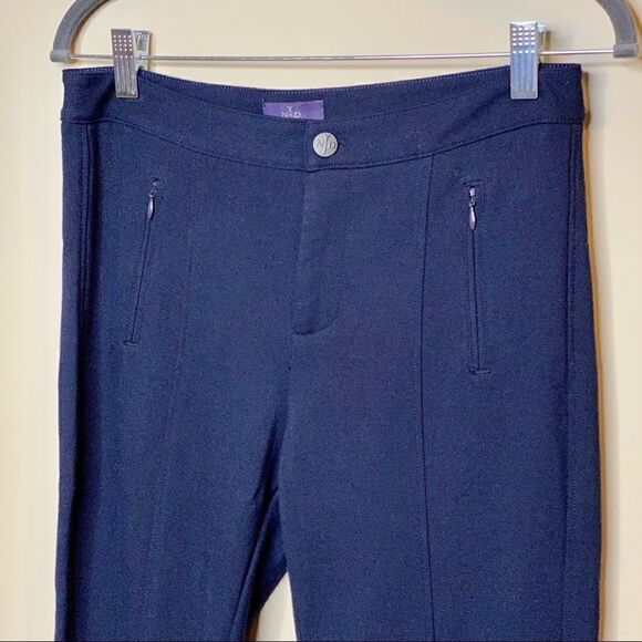NYDJ navy blue skinny ponte knit pants size 4 - Picture 2 of 16